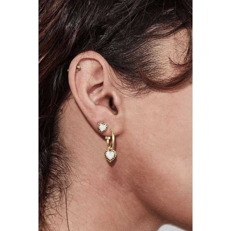 Stolen Girlfriends Club Dahlia's Heart Earrings image number 1